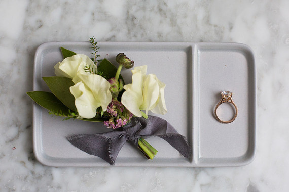 Modern Mauve and Marble Loft Wedding Inspiration