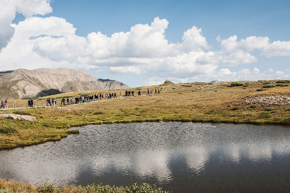 Rustic bohemian wedding in Aspen