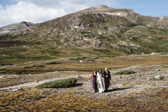 Rustic bohemian wedding in Aspen