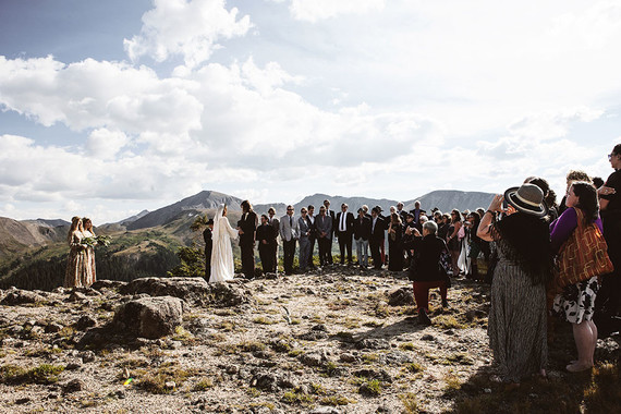 Rustic bohemian wedding in Aspen