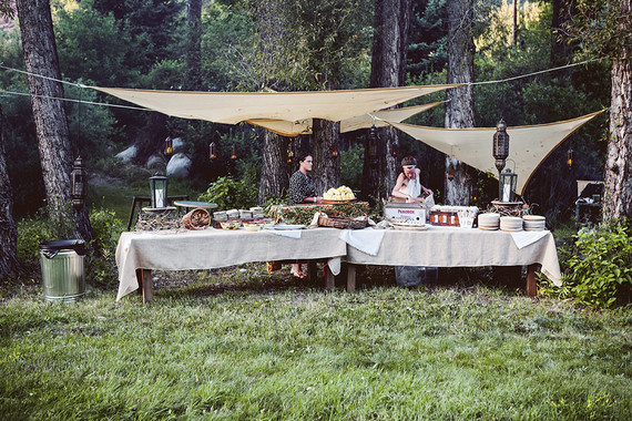 Wedding food tables Inspiration