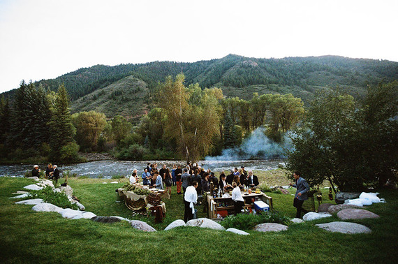 Rustic bohemian wedding in Aspen