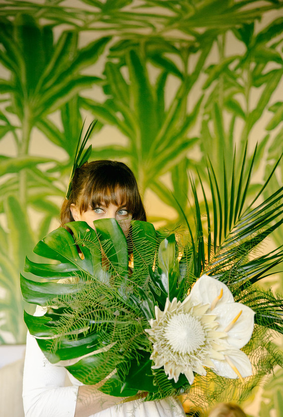 Mid-century wedding at the Frank Sinatra House