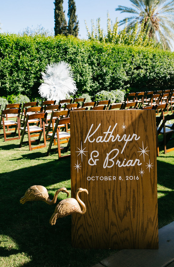 Wedding signage