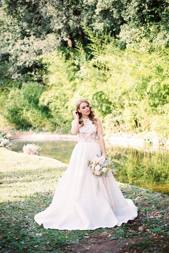 Santos Costar wedding dress