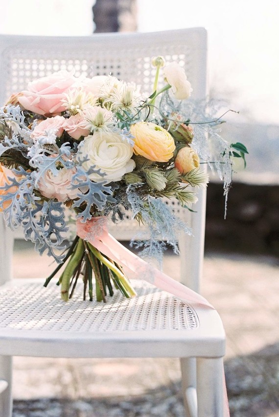 Spring bridal bouquet