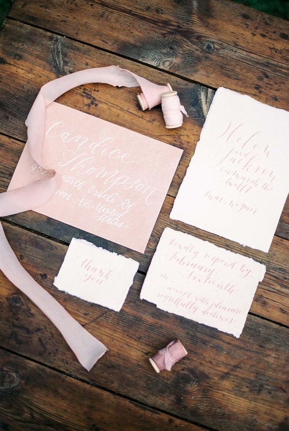 Calligraphy invitations