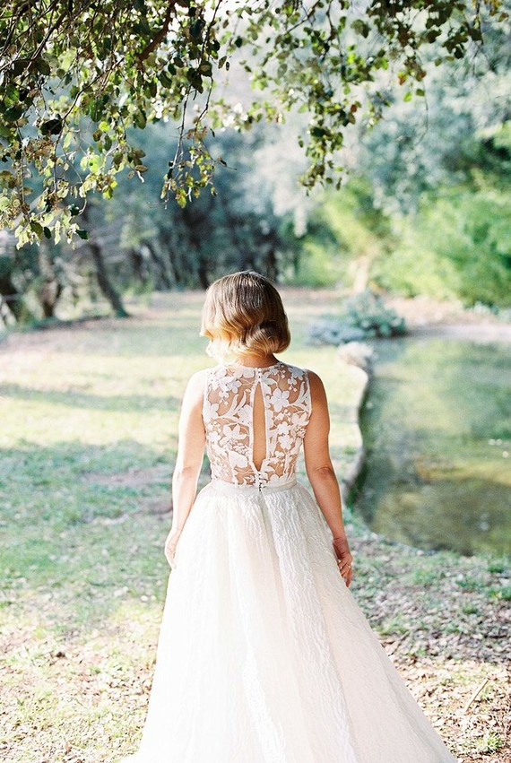 Santos Costar wedding dress