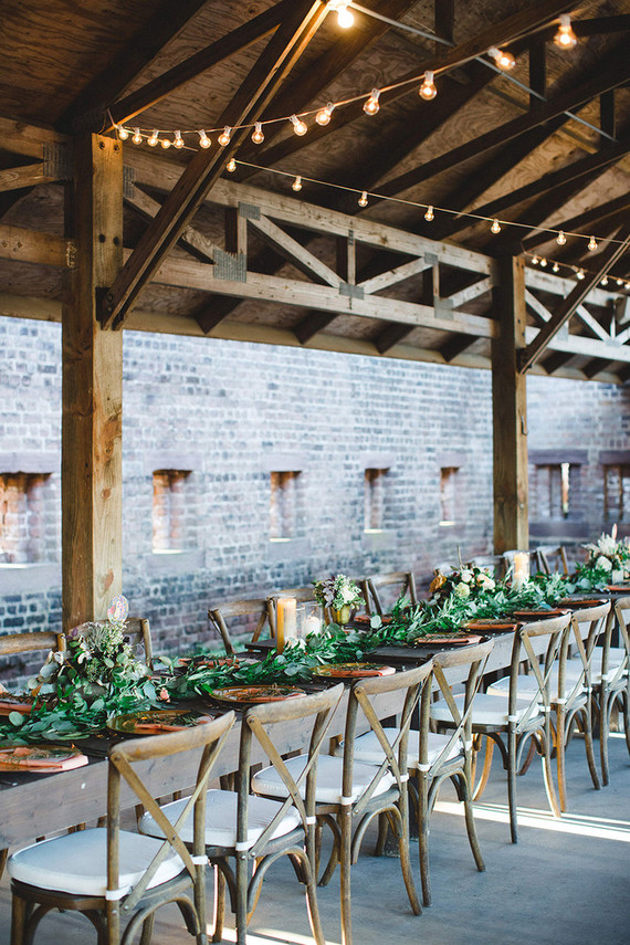 Romantic wedding tablescape