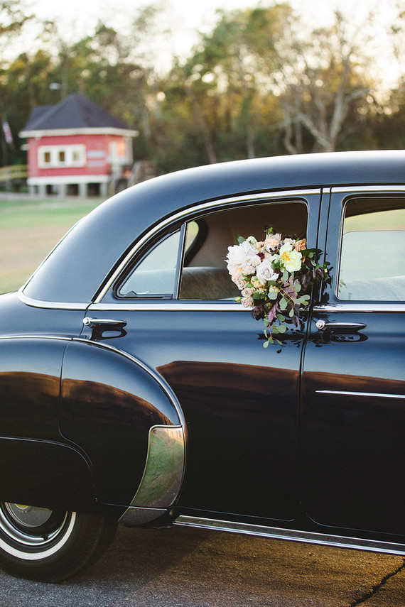 Vintage getaway car