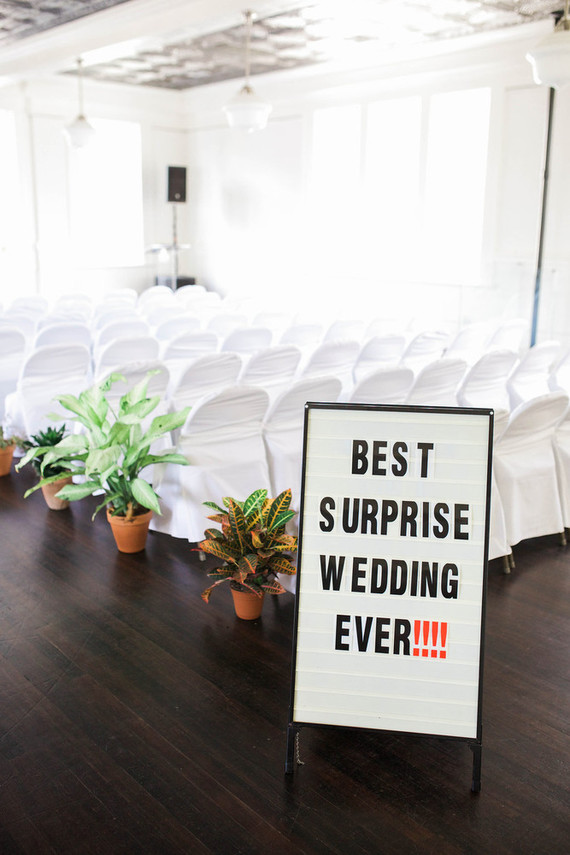 Mexican themed surprise wedding