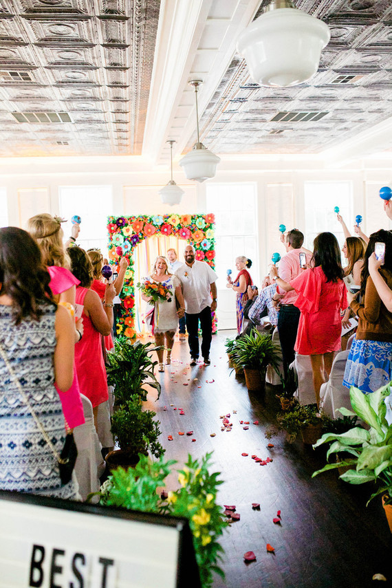 Mexican themed surprise wedding