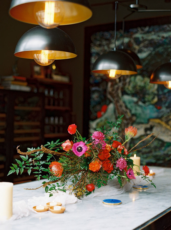 Spanish inspired centerpiece