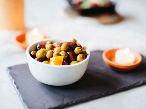 Spanish inspired wedding food