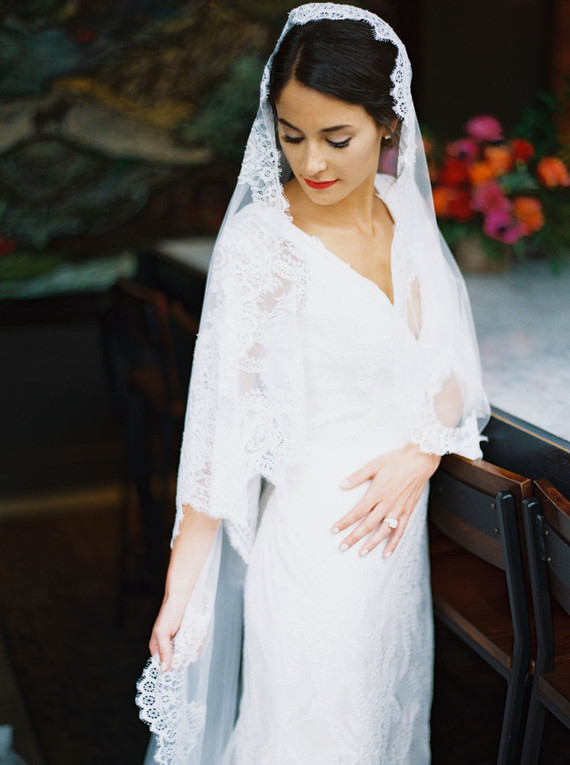 The Mantilla Co. bridal veil