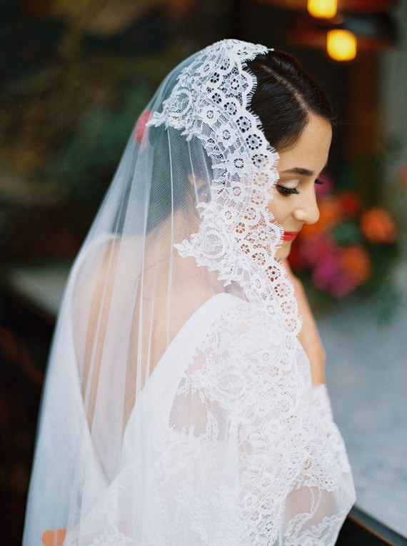 The Mantilla Co. bridal veil