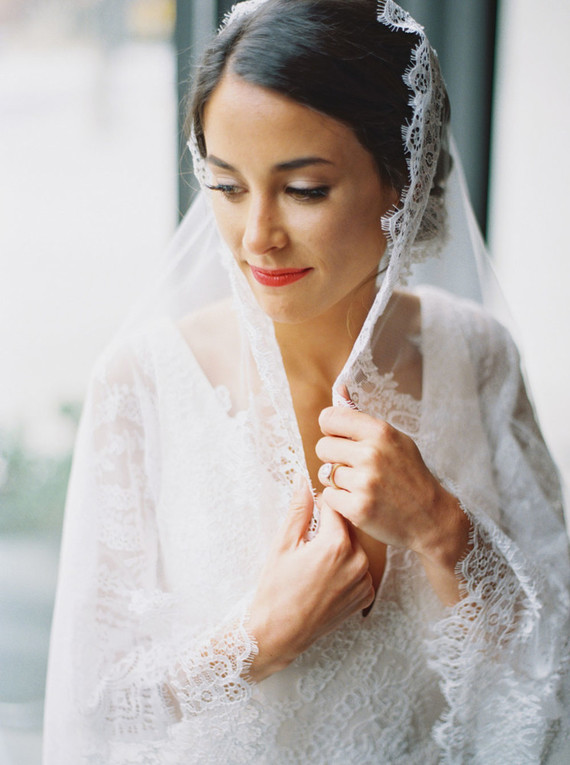 The Mantilla Co. bridal veil