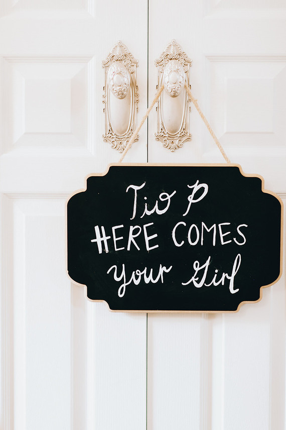 Wedding chalkboard sign