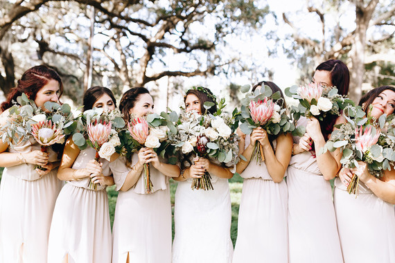 Bohemian bridesmaids