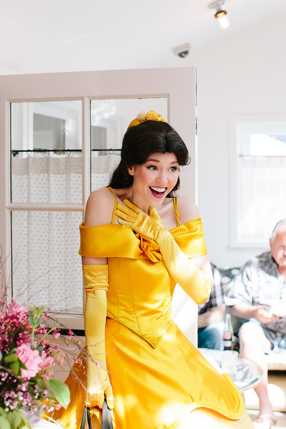 modern beauty and the beast birthday party Inspiration