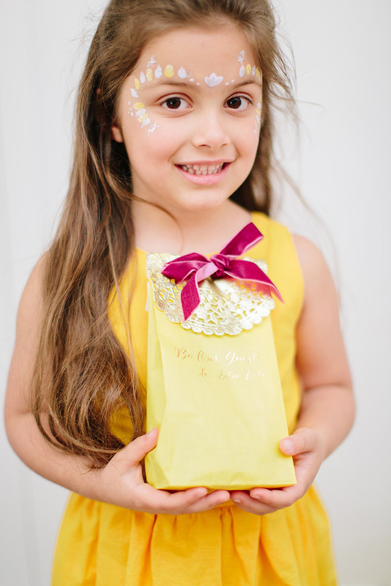 modern beauty and the beast birthday party Inspiration