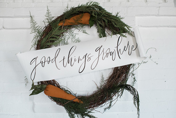 veggie garden baby shower Inspiration