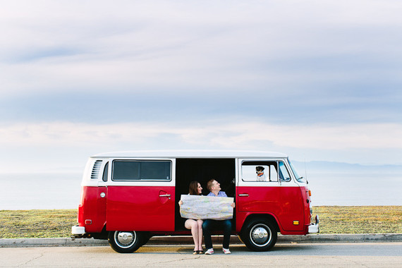 Vintage VW van portraits