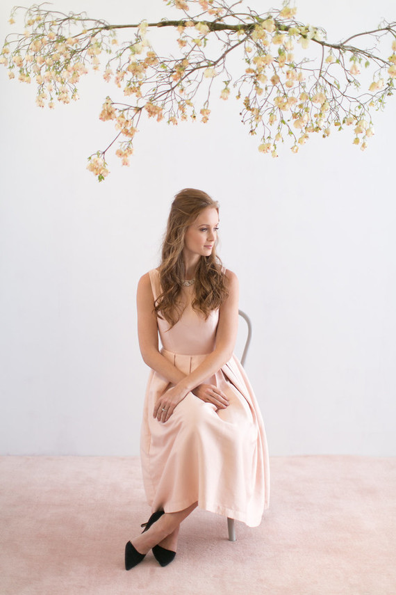 Blush floral bridal shower inspiration Inspiration