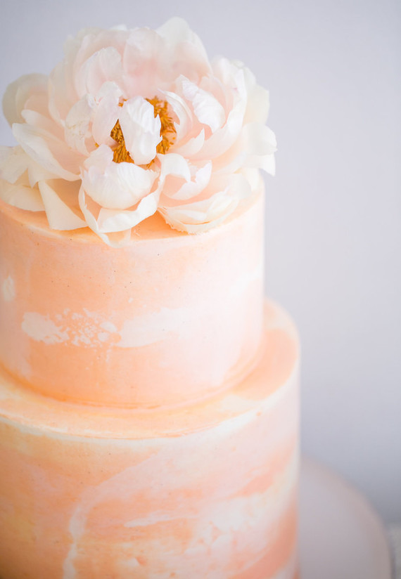 blush wedding cake