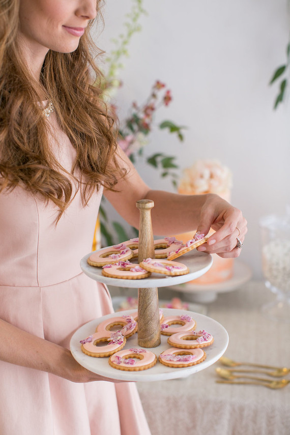 dessert table for bridal shower