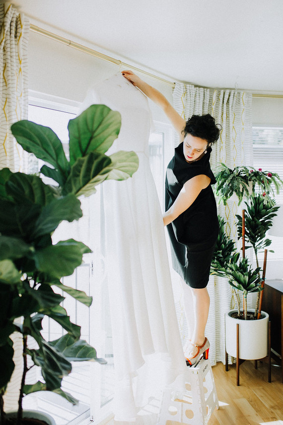 Sarah Seven wedding dress