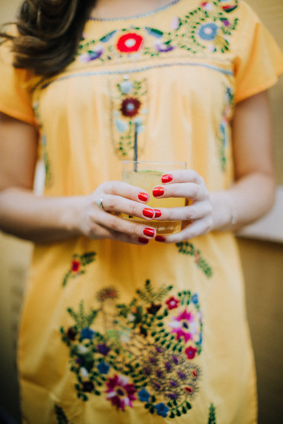 Fiesta wedding cocktail