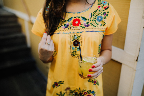 Fiesta wedding cocktail