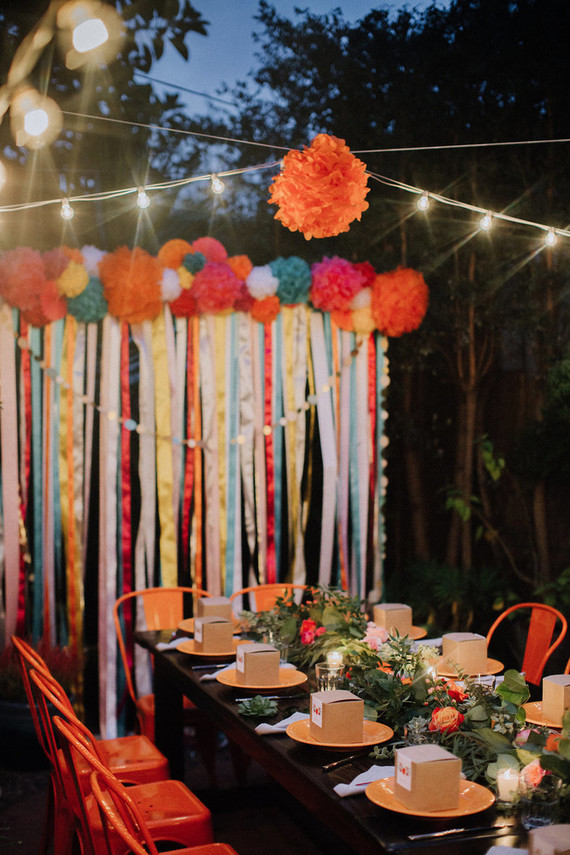 Mexican inspired backdrop