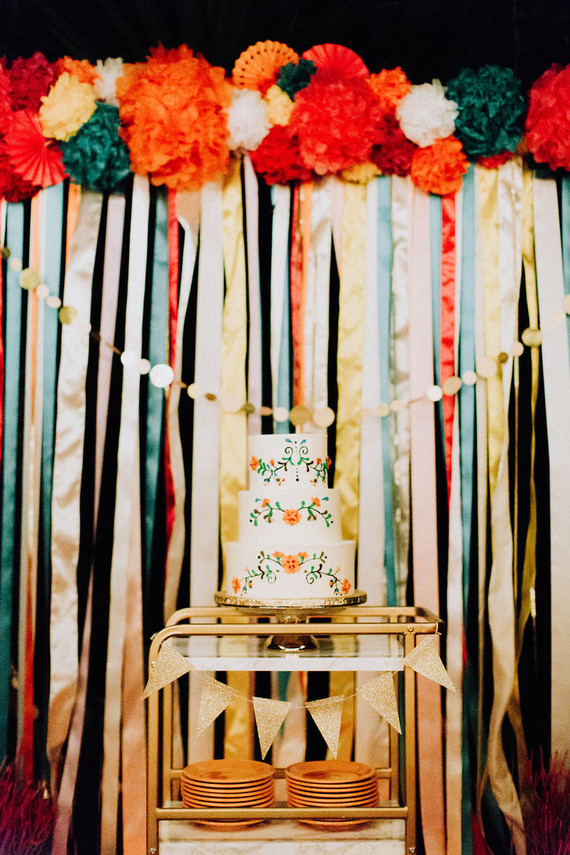 Mexican inspired wedding cake