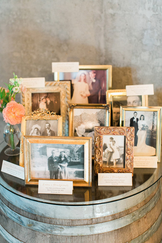 Vintage wedding decor