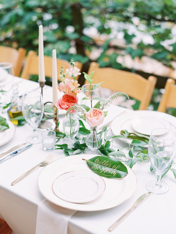 Romantic place setting