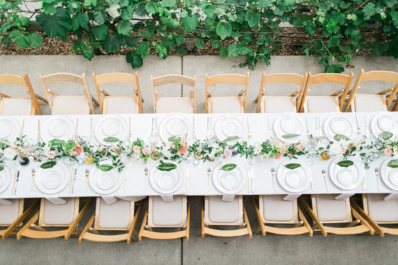 Wine country wedding tablescape