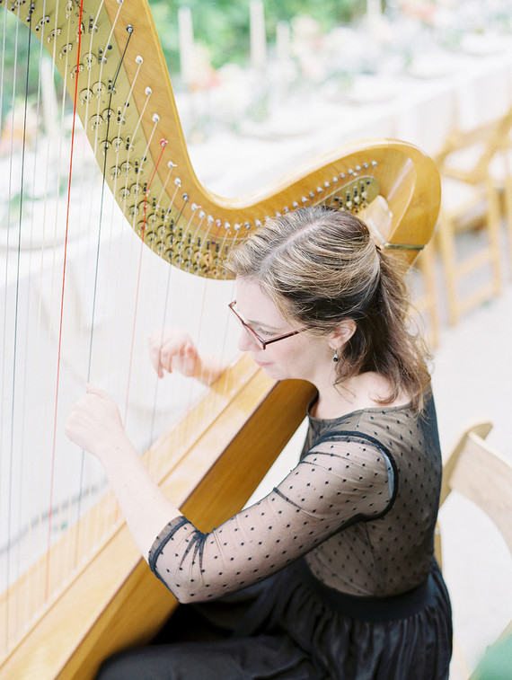 Wedding harpist