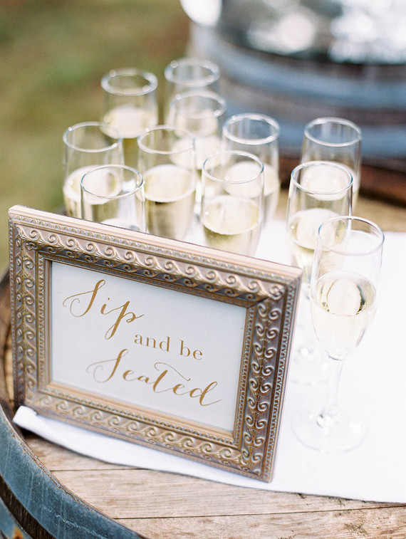 Ceremony champagne