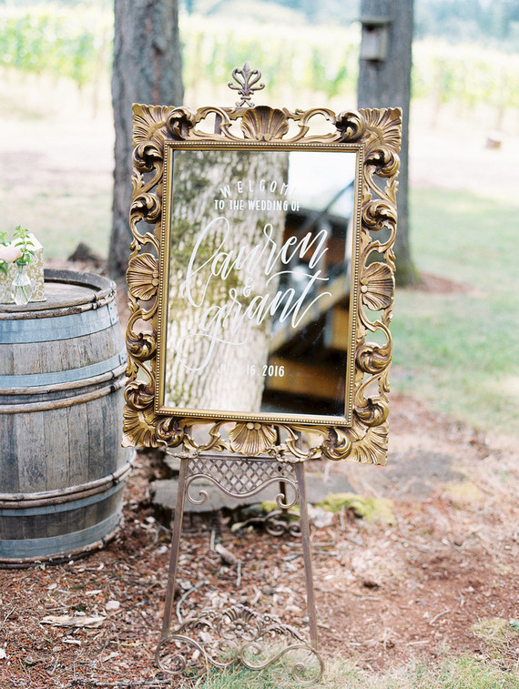 Wedding signage