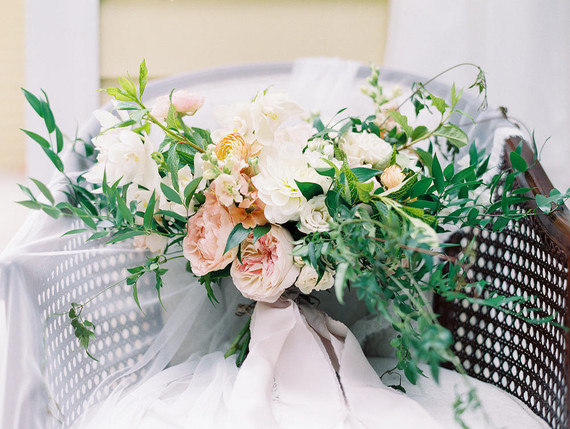 Spring bridal bouquet