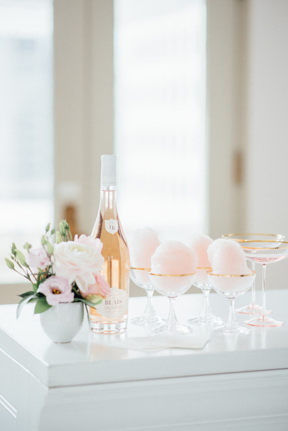 Cotton candy cocktails