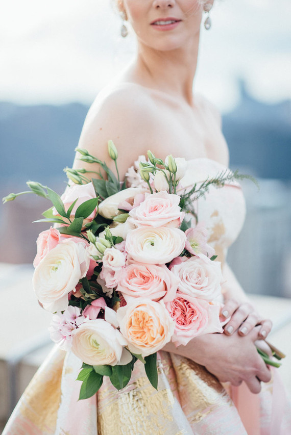 Spring bridal bouquet