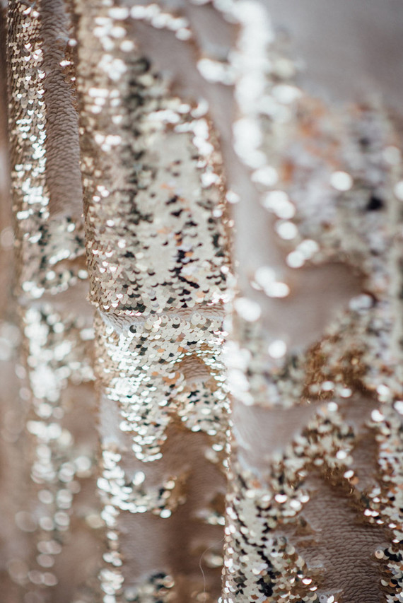 Sequin tablecloth