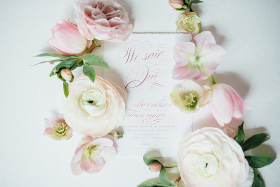 French inspired stationery