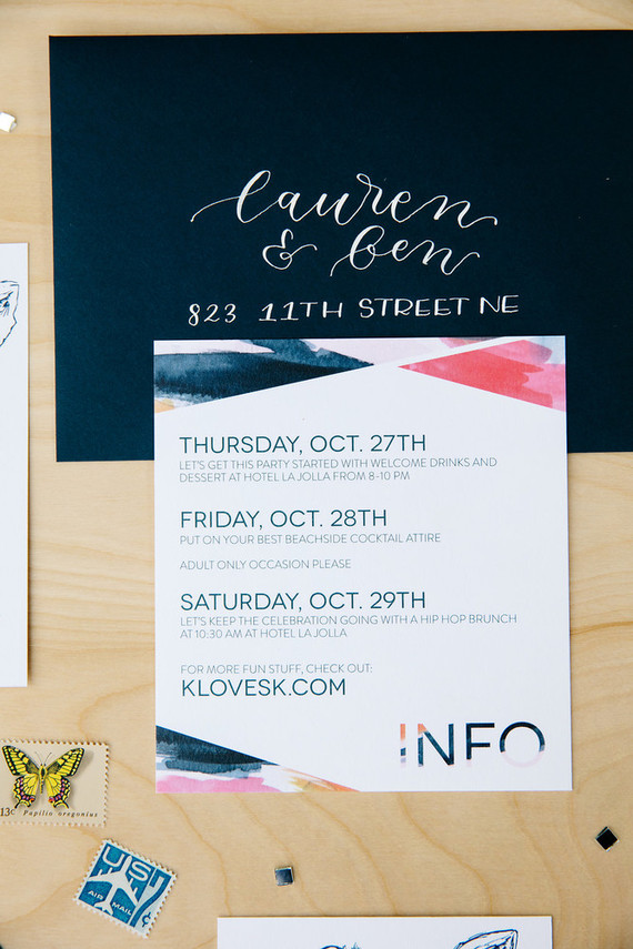 Colorful San Diego wedding: Katie   Keith Wedding Inspiration