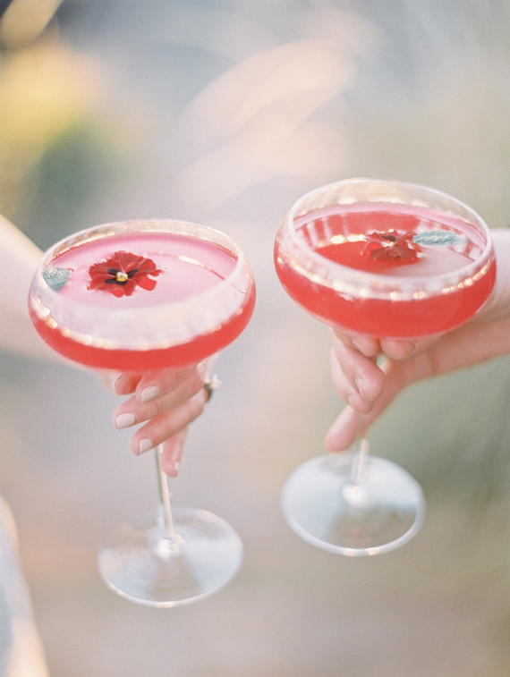 Red cocktails