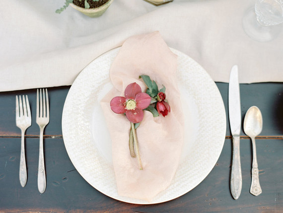 Romantic place setting Inspiration