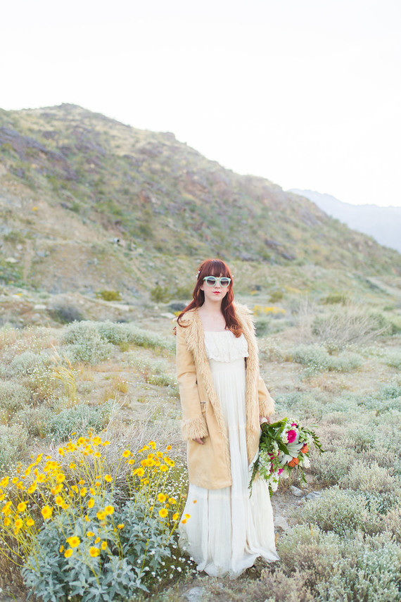 Vintage bridal portrait
